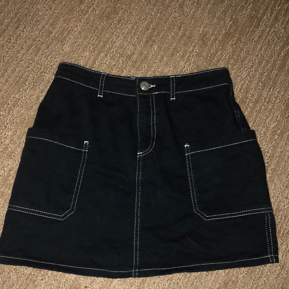 BDG Black Jean Skirt